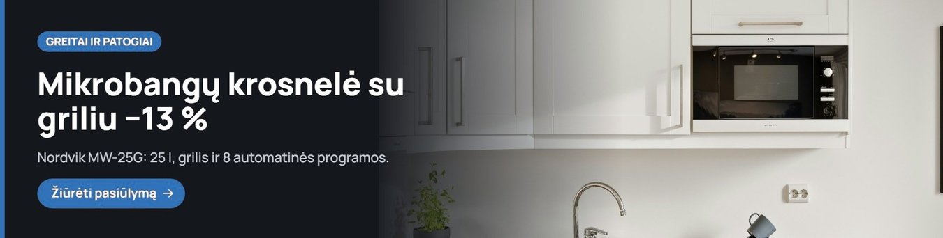 Mikrobangų krosnelė su griliu −13 %