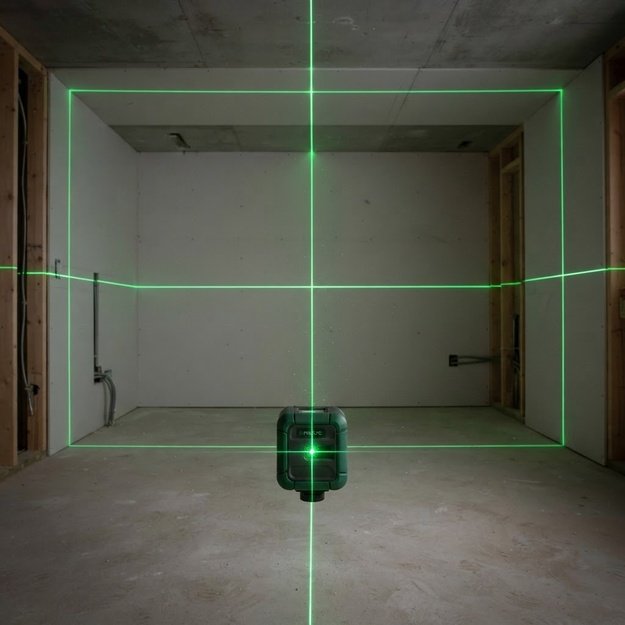 Precizo LX-3G 3D laserlood 3×360°, roheline kiir